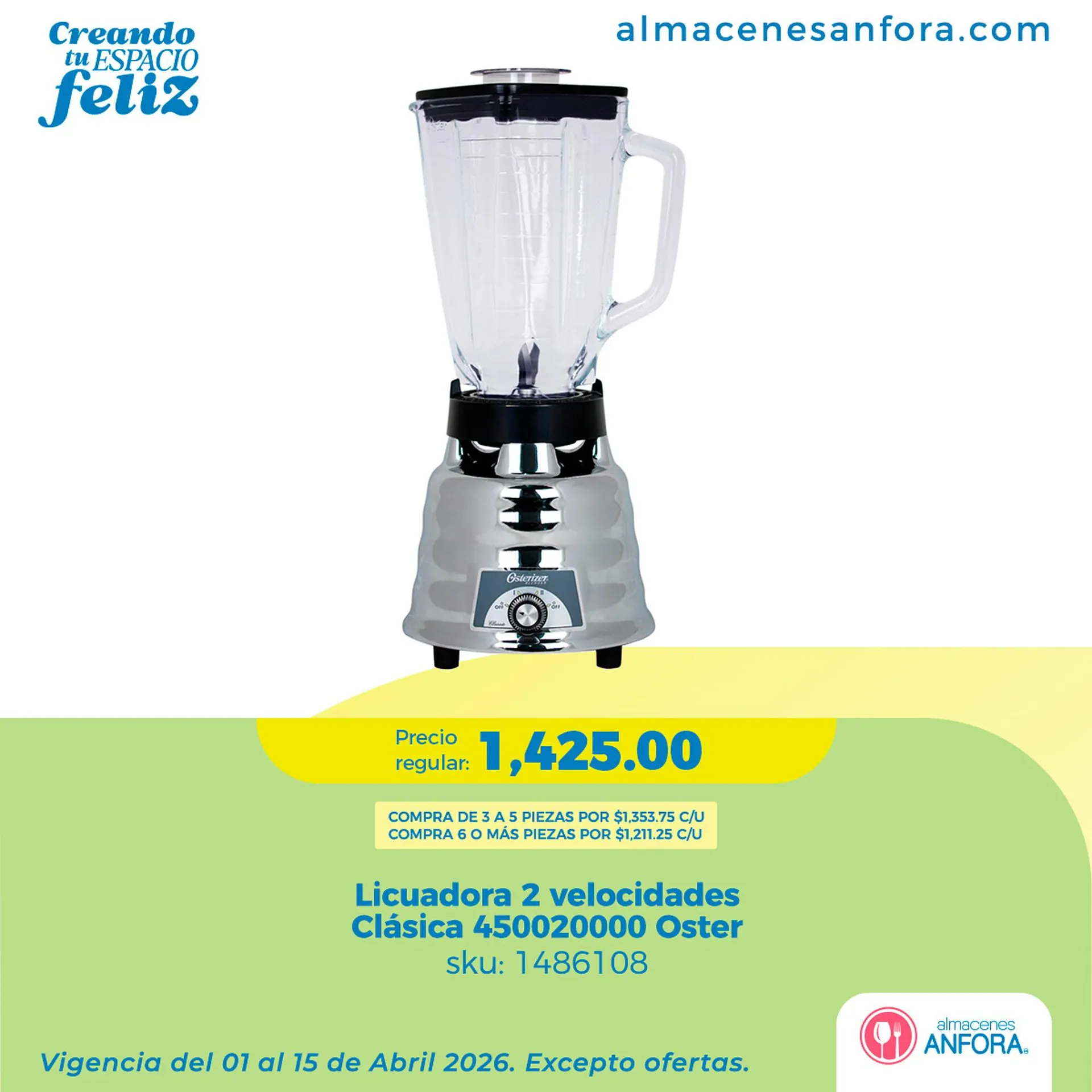 Catálogo de Catálogo Almacenes Anfora 6 de abril al 15 de abril 2026 - Pagina 3