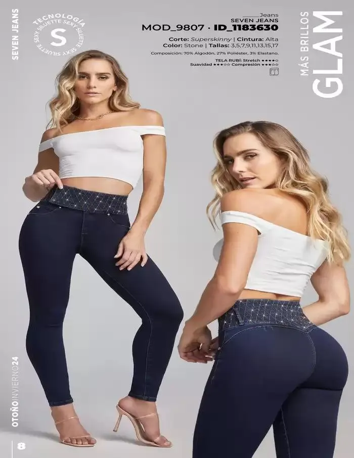 Catálogo de SEVEN JEANS | OTO-INV  1 de octubre al 31 de enero 2025 - Pagina 8