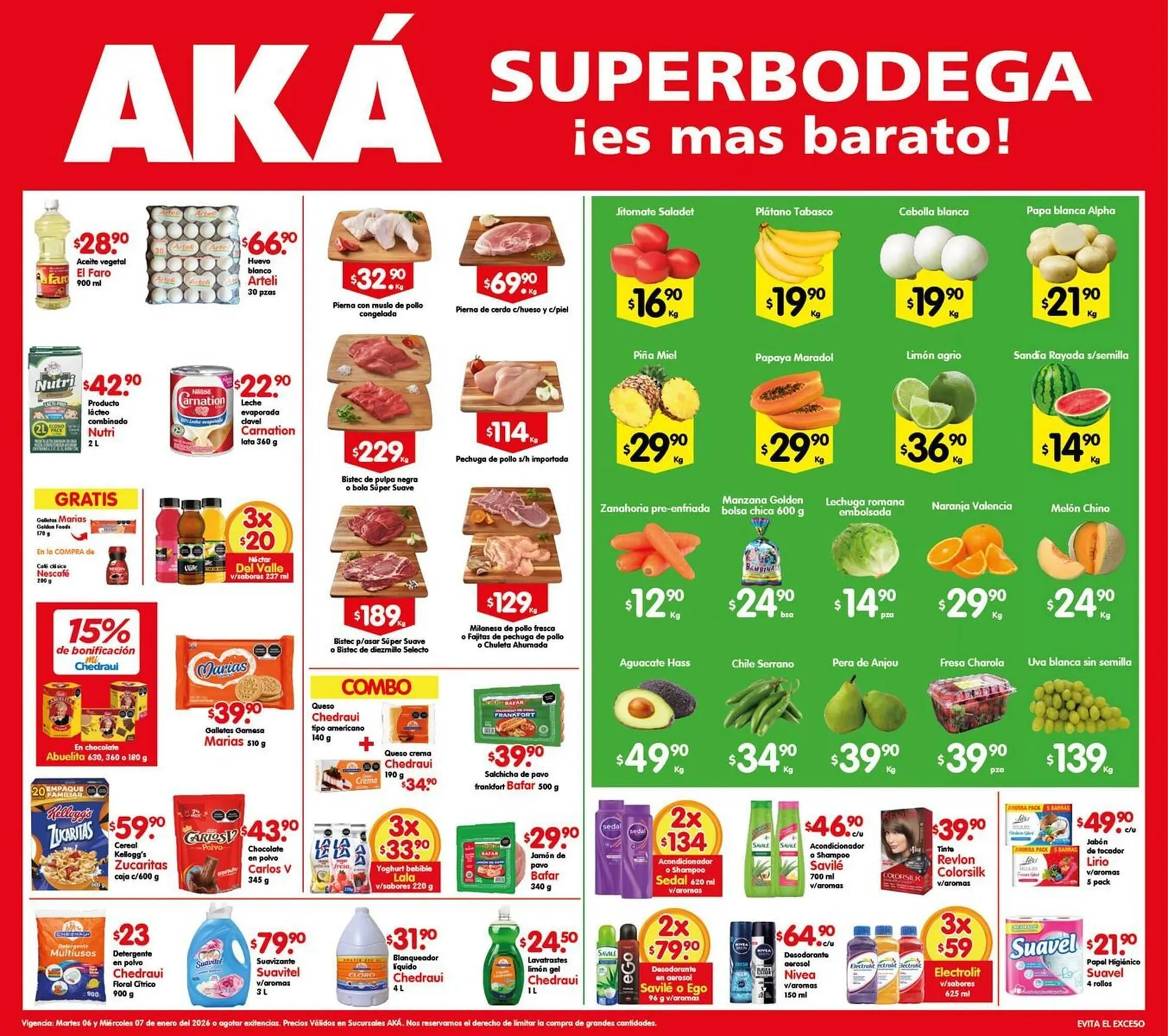 Catálogo de Catálogo AKÁ Superbodega 7 de enero al 7 de enero 2026 - Pagina 1