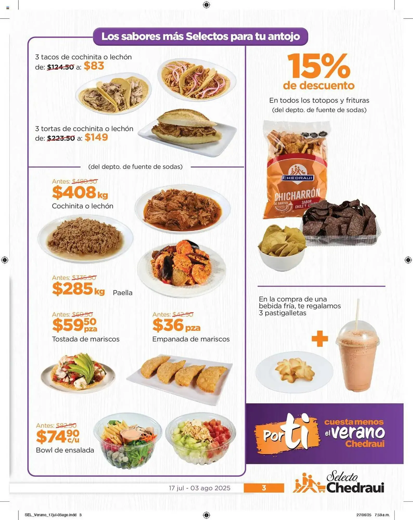 Catálogo de Catálogo Chedraui 17 de julio al 4 de agosto 2025 - Pagina 3