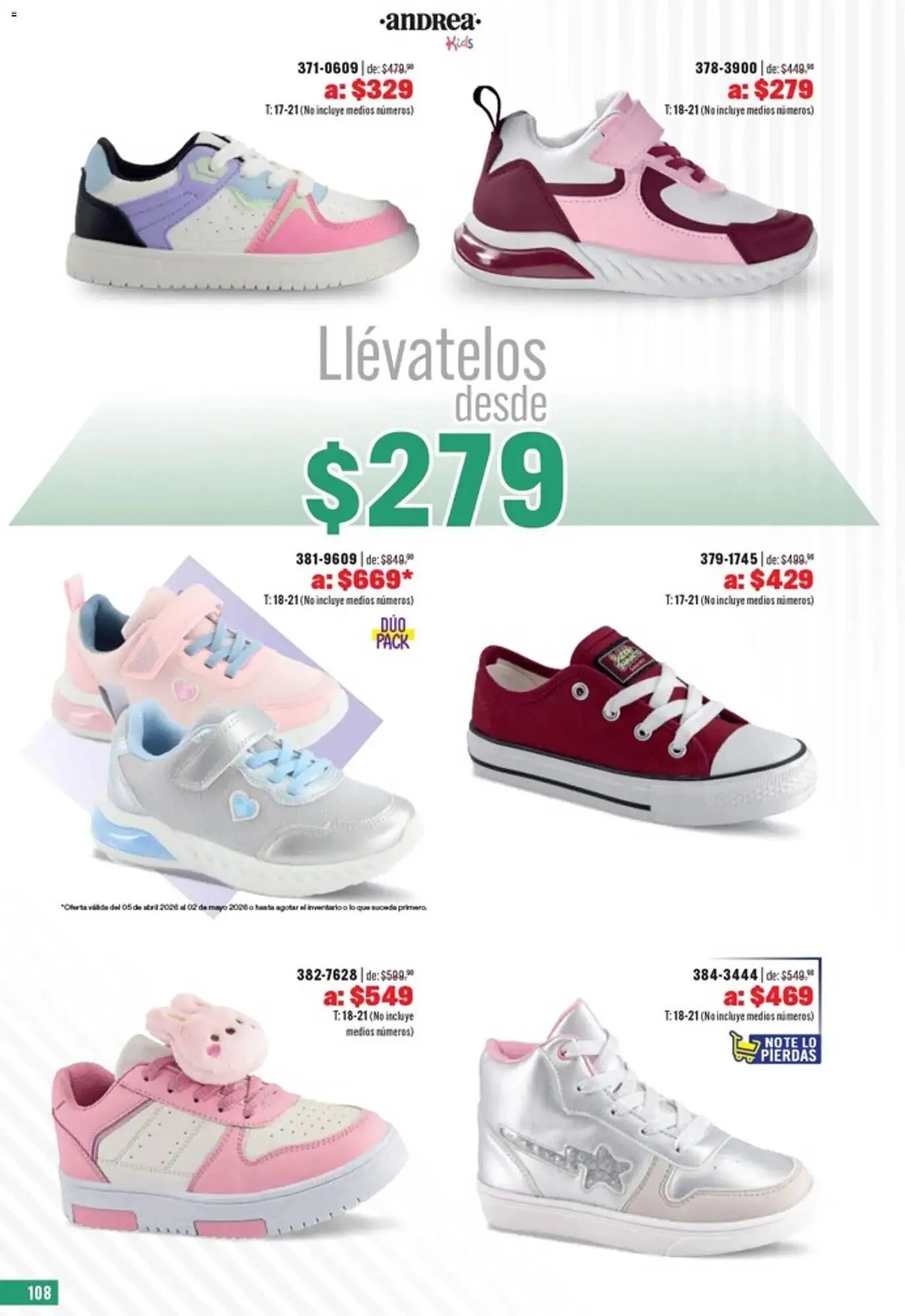 Catálogo de Catálogo Andrea 5 de abril al 2 de mayo 2026 - Pagina 108
