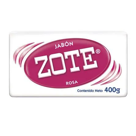 Jabón en Barra Zote Rosa 400 g