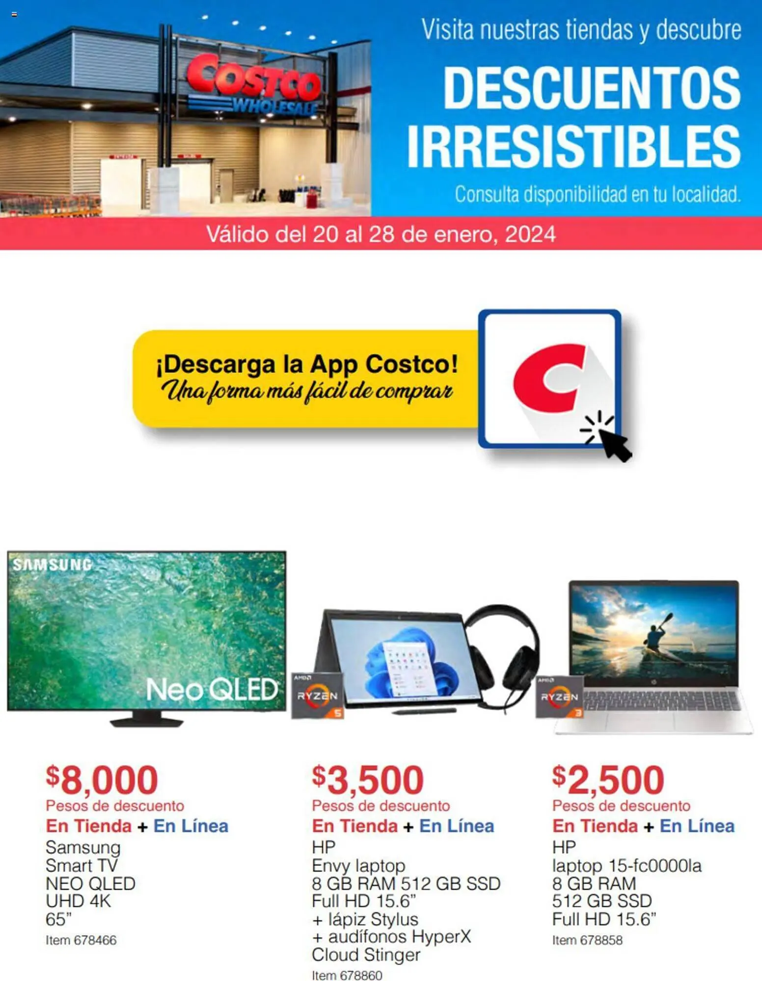 Catálogo de Catálogo Costco 20 de enero al 28 de enero 2024 - Pagina 1