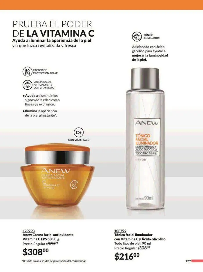 Catálogo de Avon COSMÉTICOS C10 15 de mayo al 19 de junio 2024 - Pagina 129