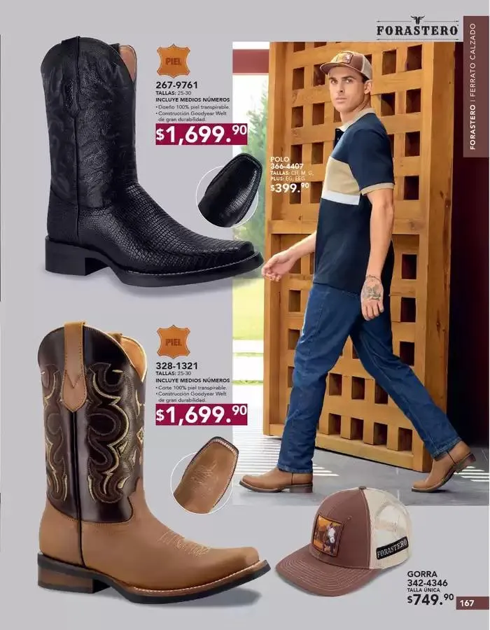 Catálogo de ANDREA | CALZADO CABALLERO 26 de enero al 24 de mayo 2025 - Pagina 167