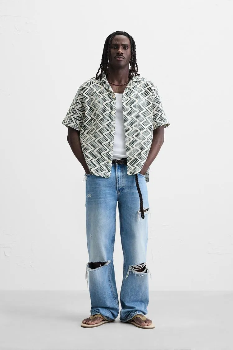 CAMISA ESTRUCTURA CALADOS