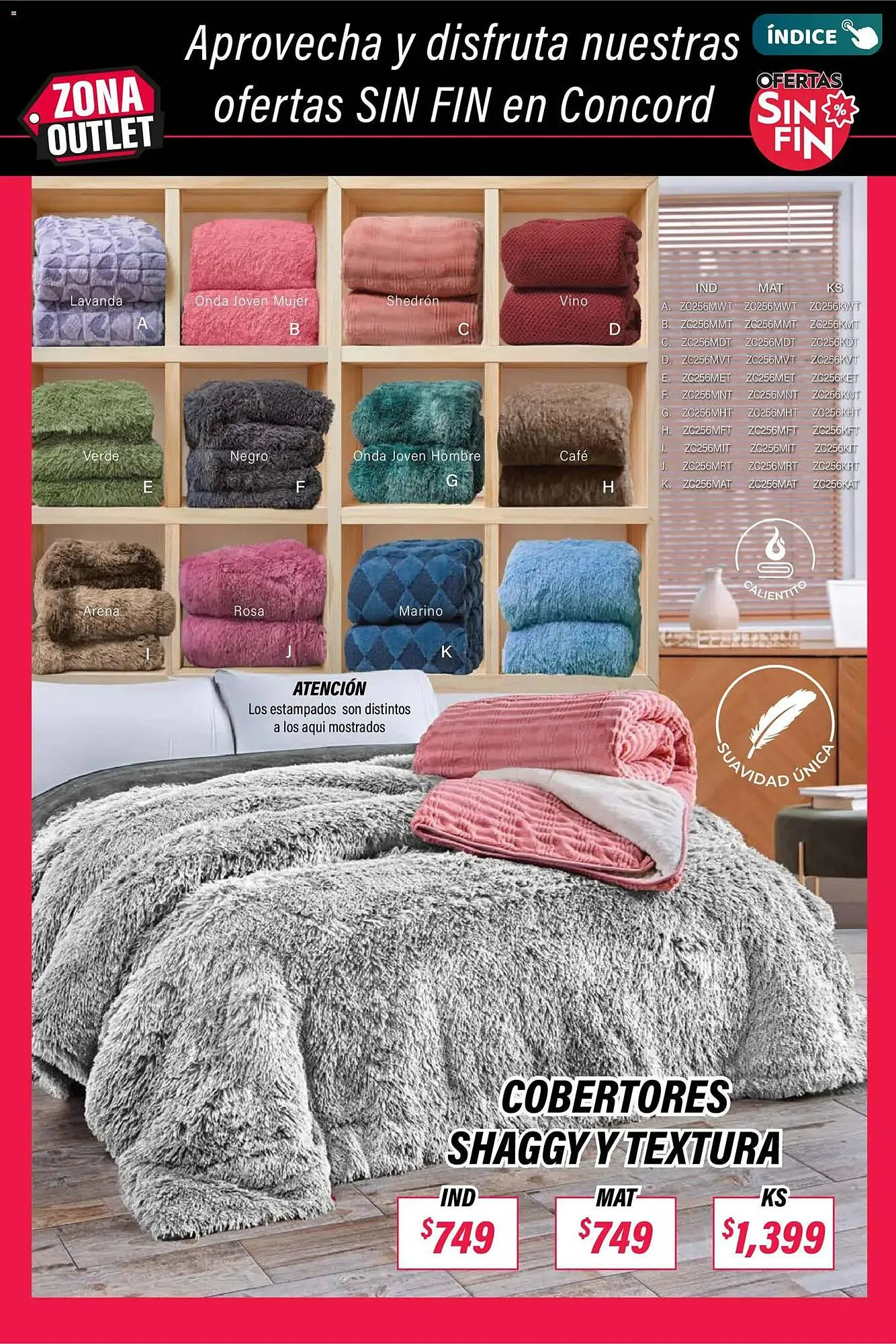 Catálogo de Catálogo Colchas Concord 1 de noviembre al 1 de febrero 2026 - Pagina 265