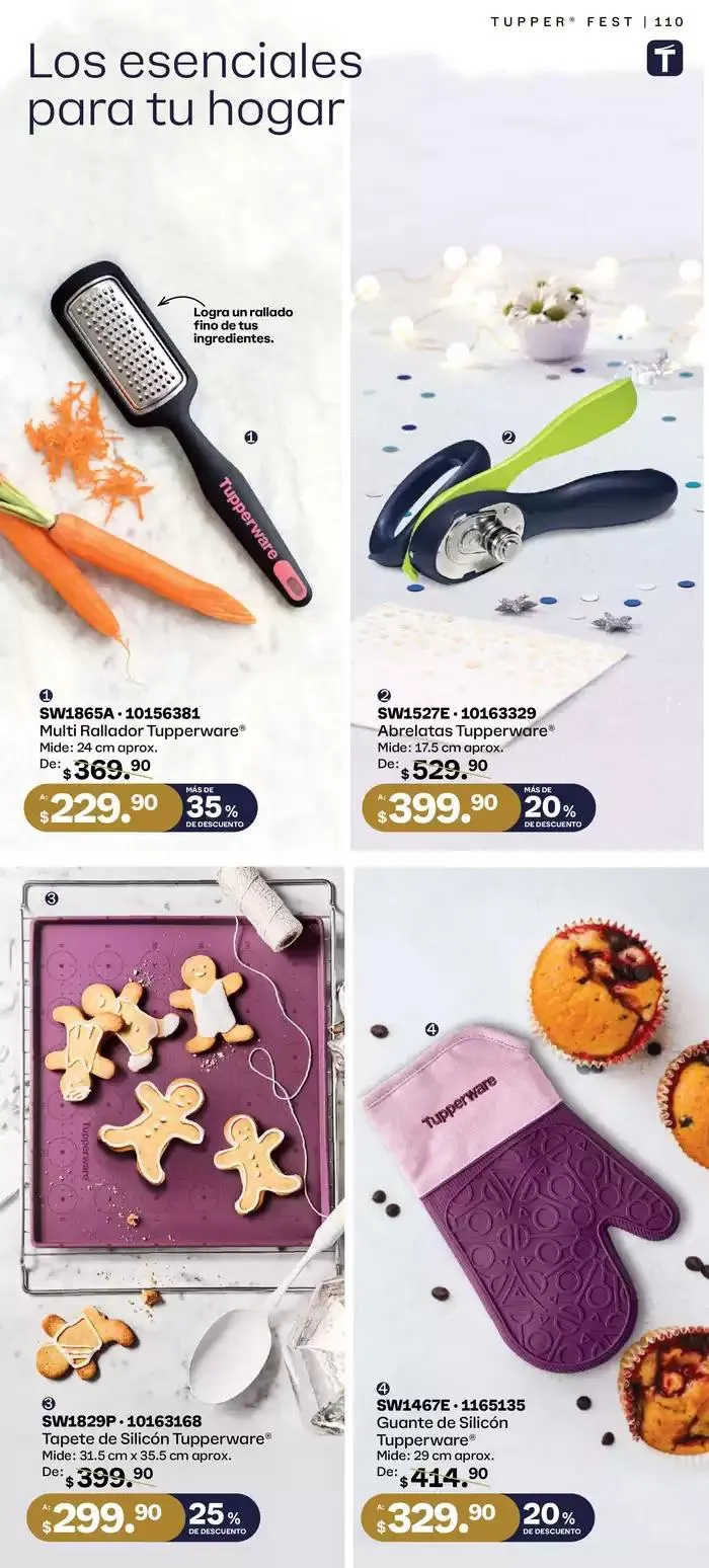 Catálogo de Tupper Tips 20 de diciembre al 29 de diciembre 2024 - Pagina 110