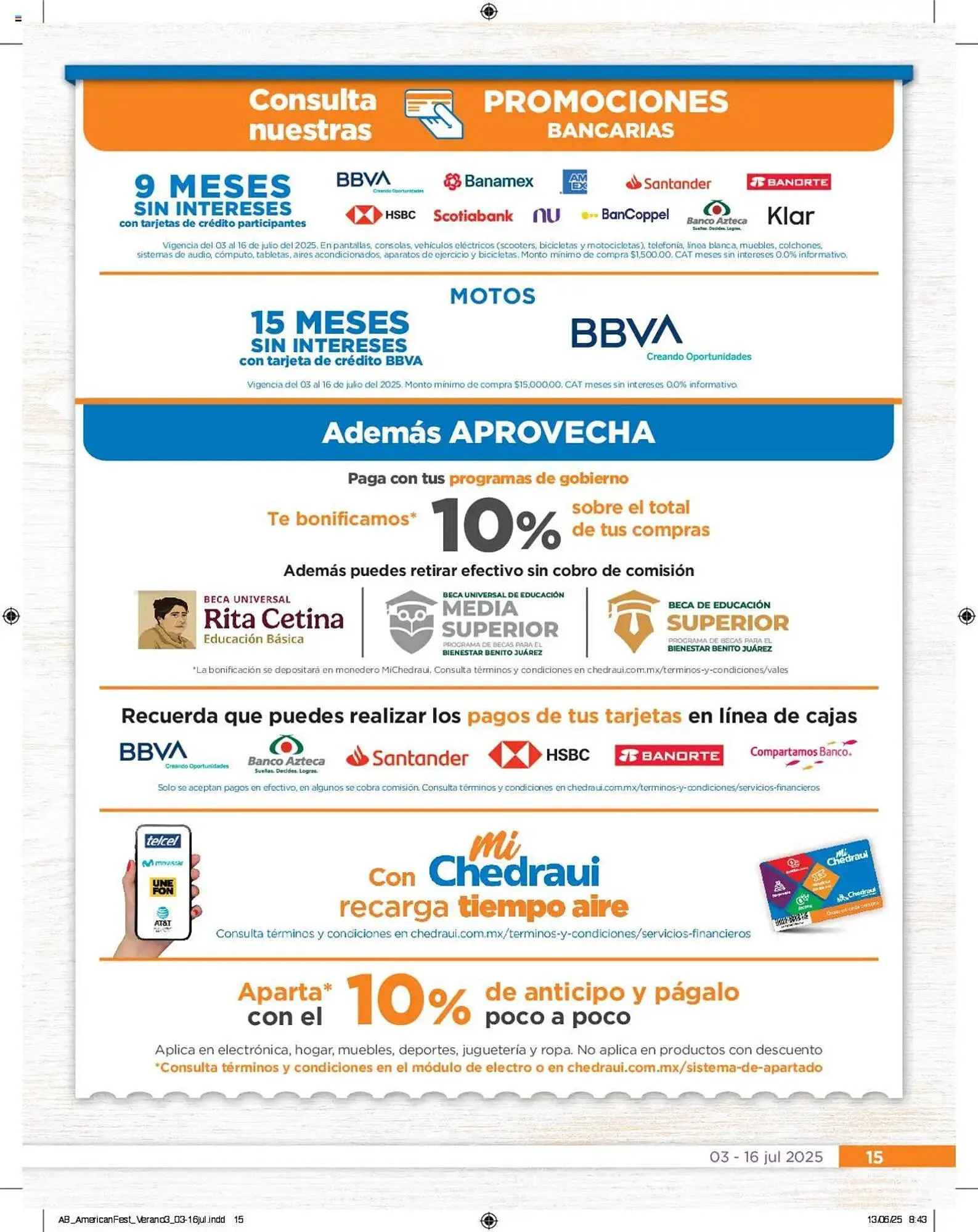 Catálogo de Catálogo Chedraui 3 de julio al 18 de julio 2025 - Pagina 15