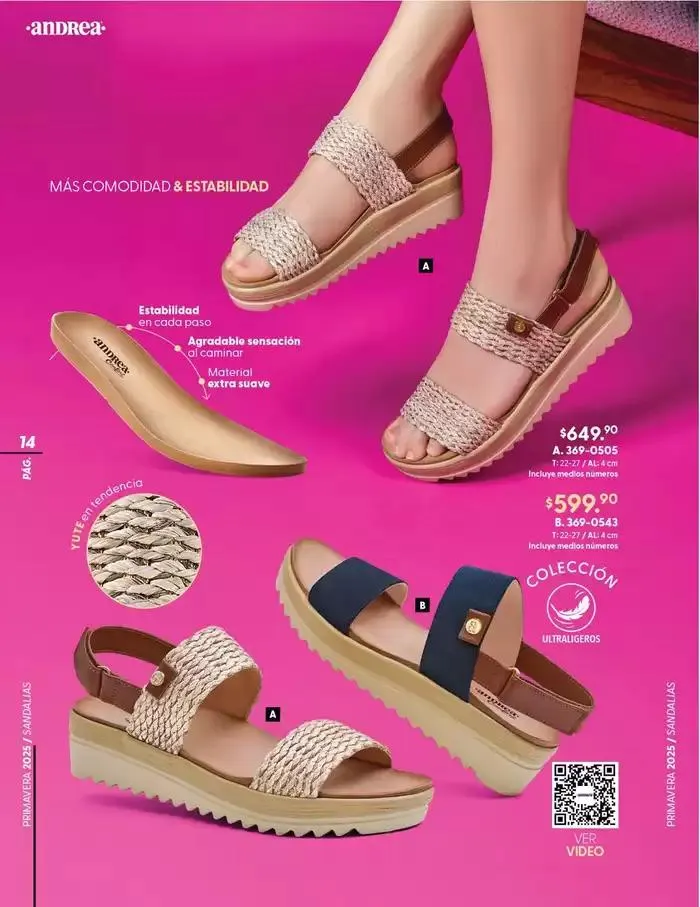Catálogo de ANDREA | CALZADO CONFORT 26 de enero al 24 de mayo 2025 - Pagina 14