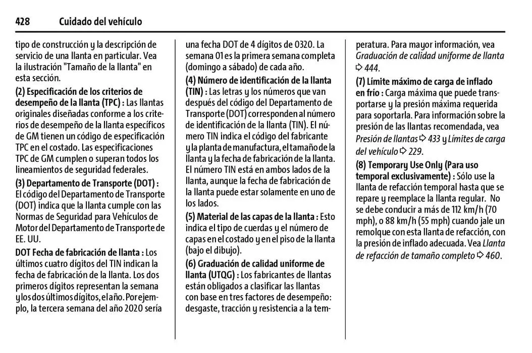 Catálogo de Cheyenne 2025 Manual del propietario 22 de enero al 31 de diciembre 2025 - Pagina 429