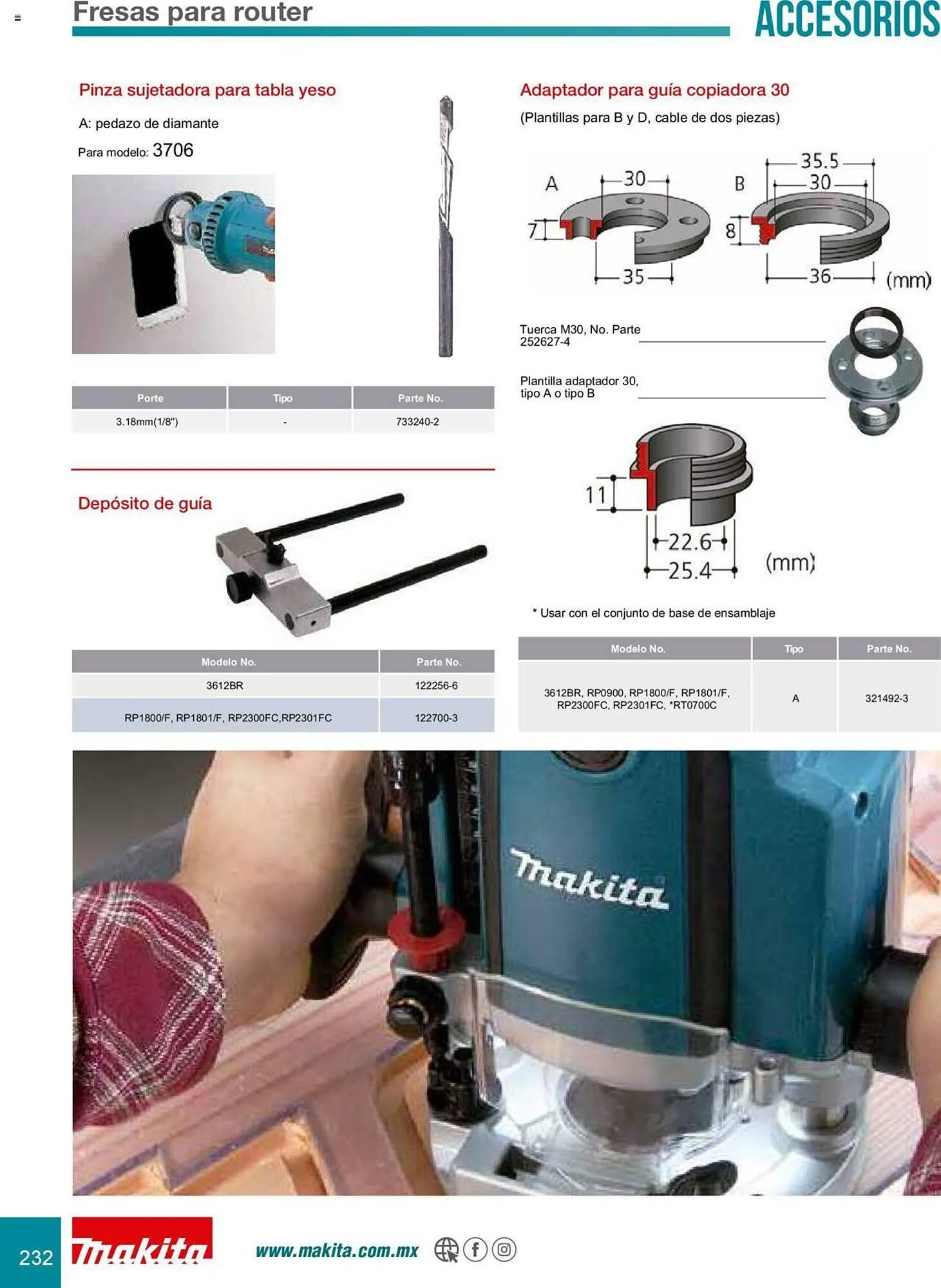 Catálogo de Catálogo Makita 8 de julio al 31 de diciembre 2025 - Pagina 232