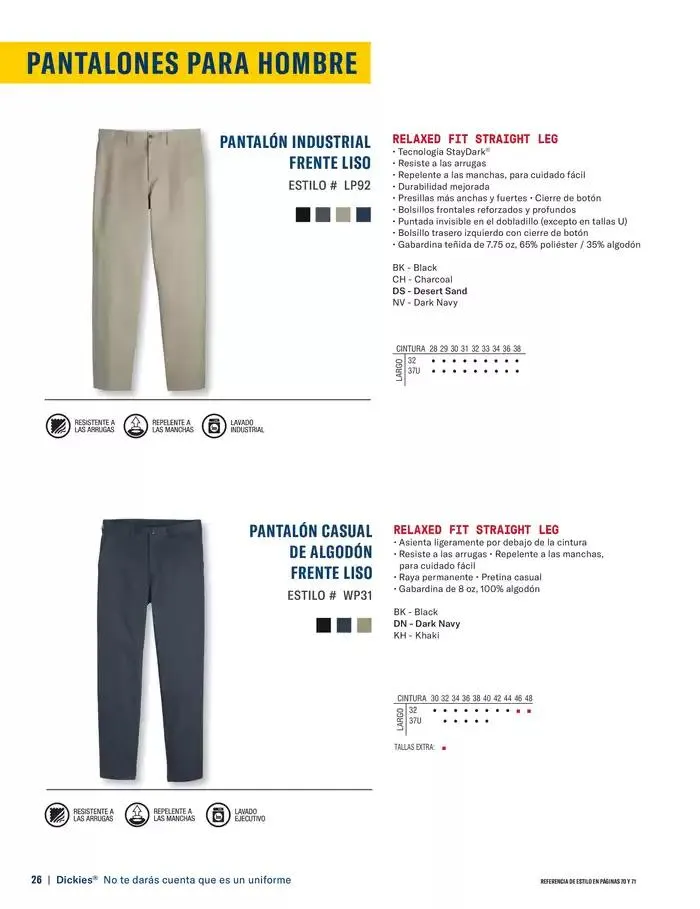 Catálogo de B2B Dickies Catalog 23 de octubre al 30 de abril 2025 - Pagina 26