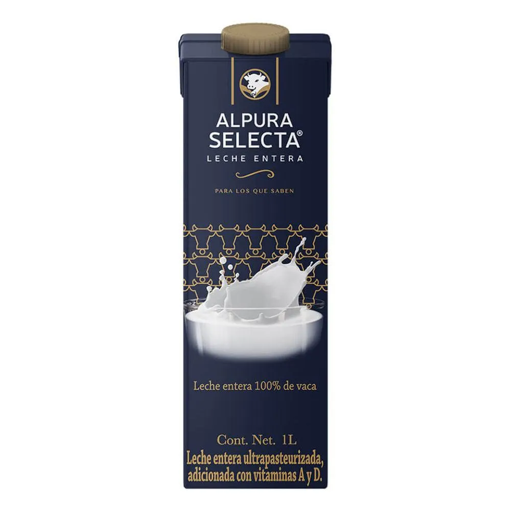 Leche Alpura Selecta Entera 1 L
