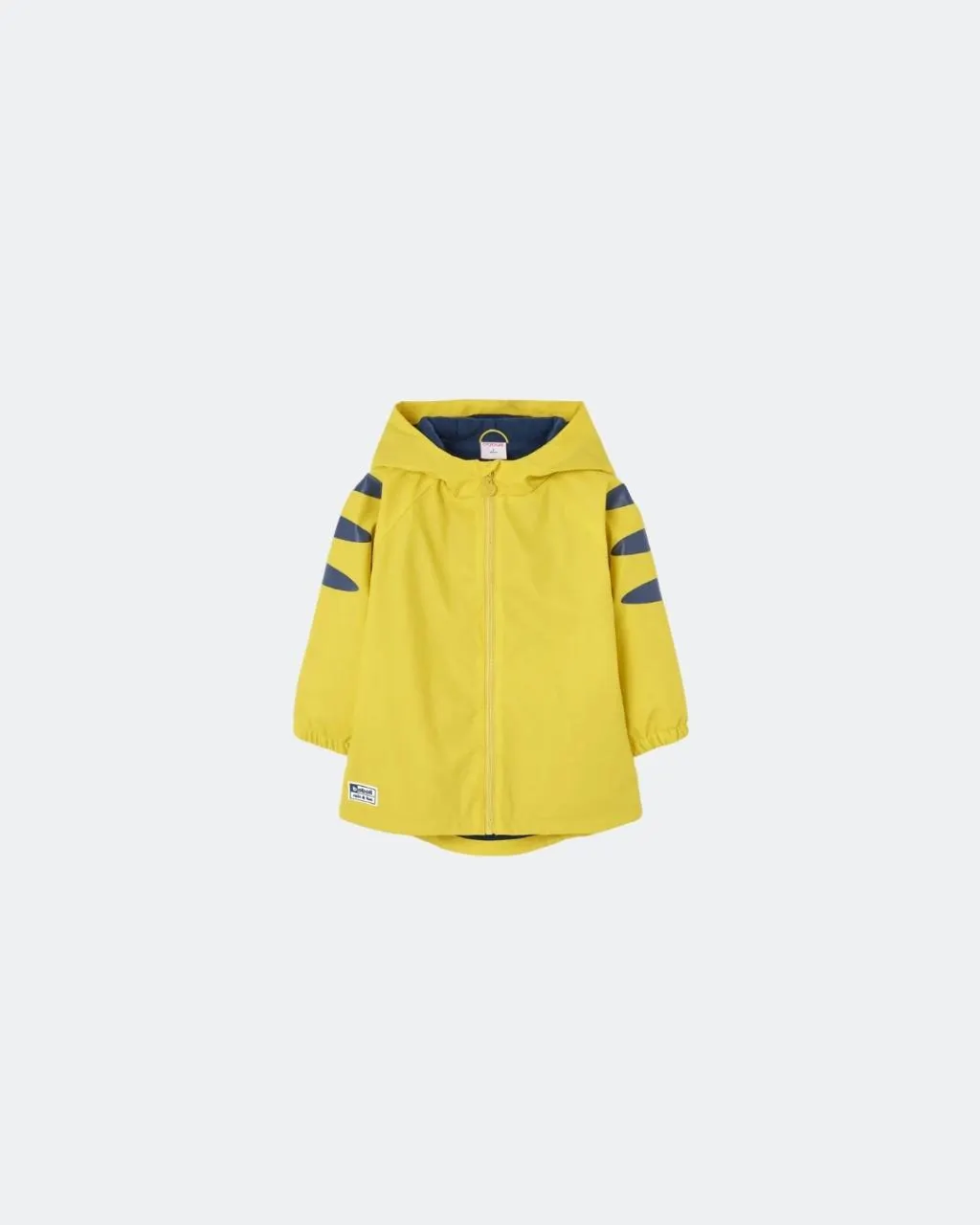 Impermeable con capucha amarillo