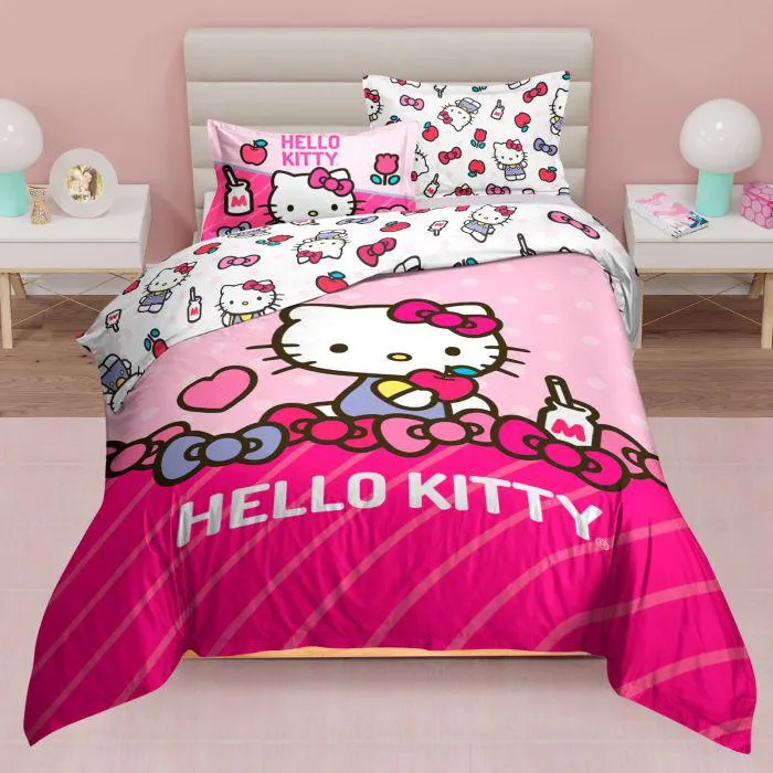SET DE EDREDÓN MATRIMONIAL HELLO KITTY