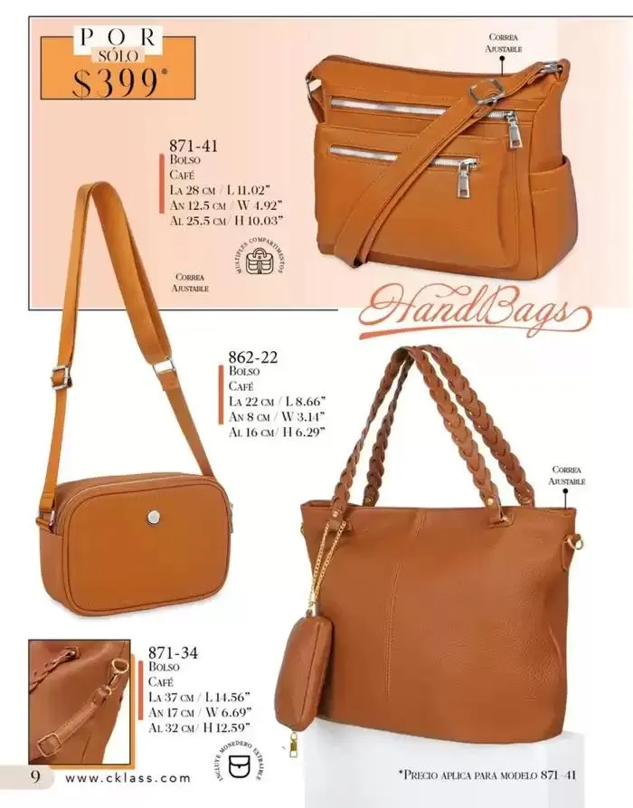 Catálogo de Catálogo Cklass Bolsos Primavera Verano 7 de enero al 30 de junio 2025 - Pagina 35