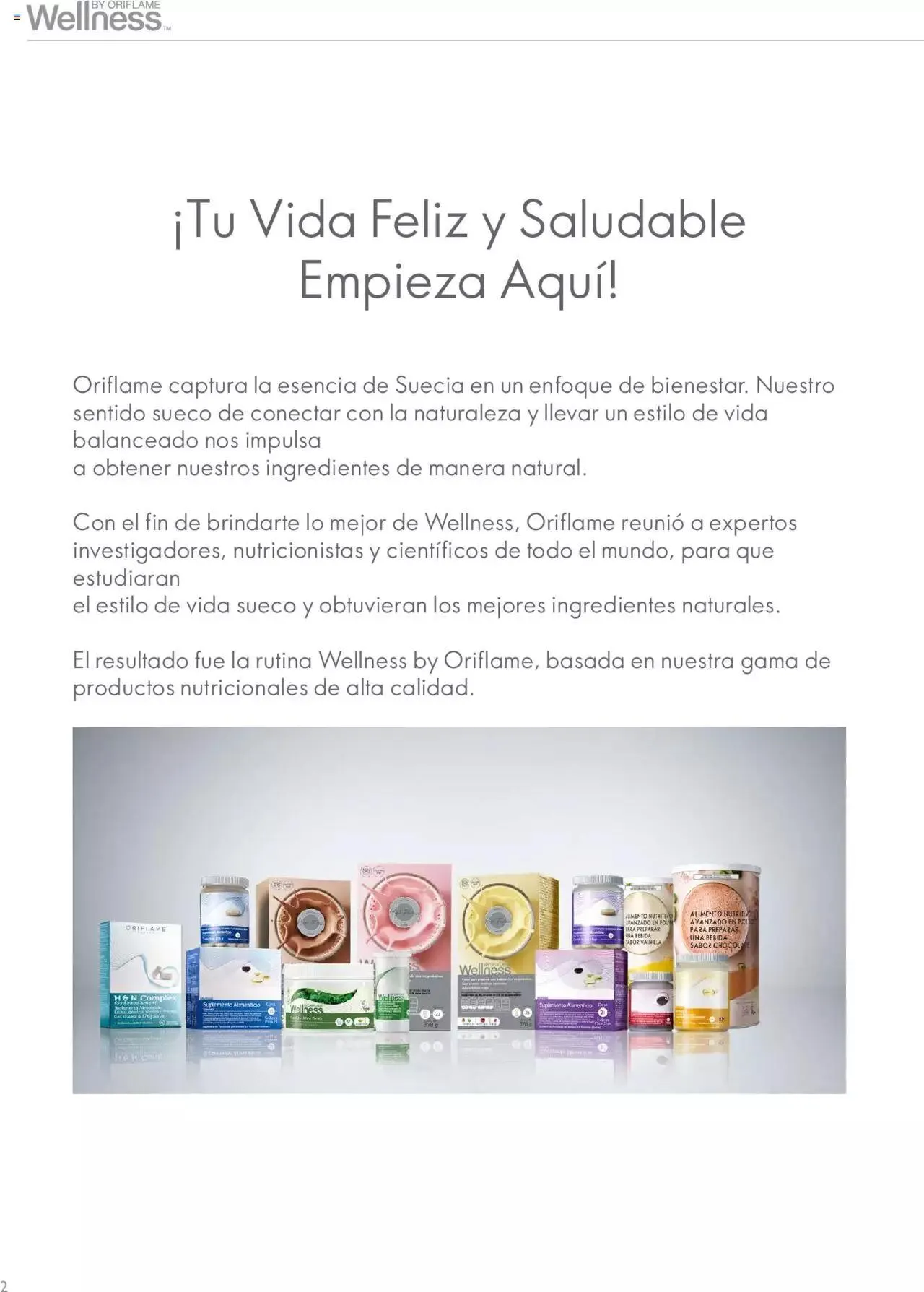 Catálogo de Oriflame - Guía de Producto Wellness 10 de noviembre al 31 de diciembre 2024 - Pagina 2