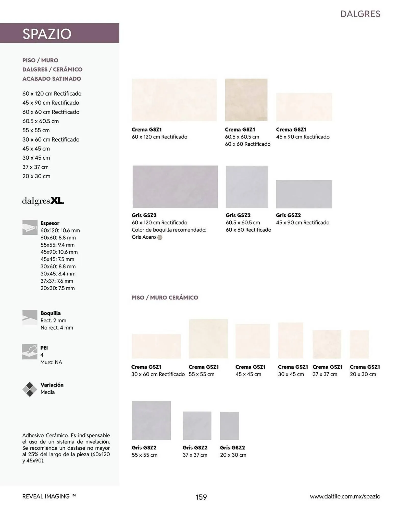 Catálogo de Catálogo Daltile 13 de enero al 31 de diciembre 2026 - Pagina 159