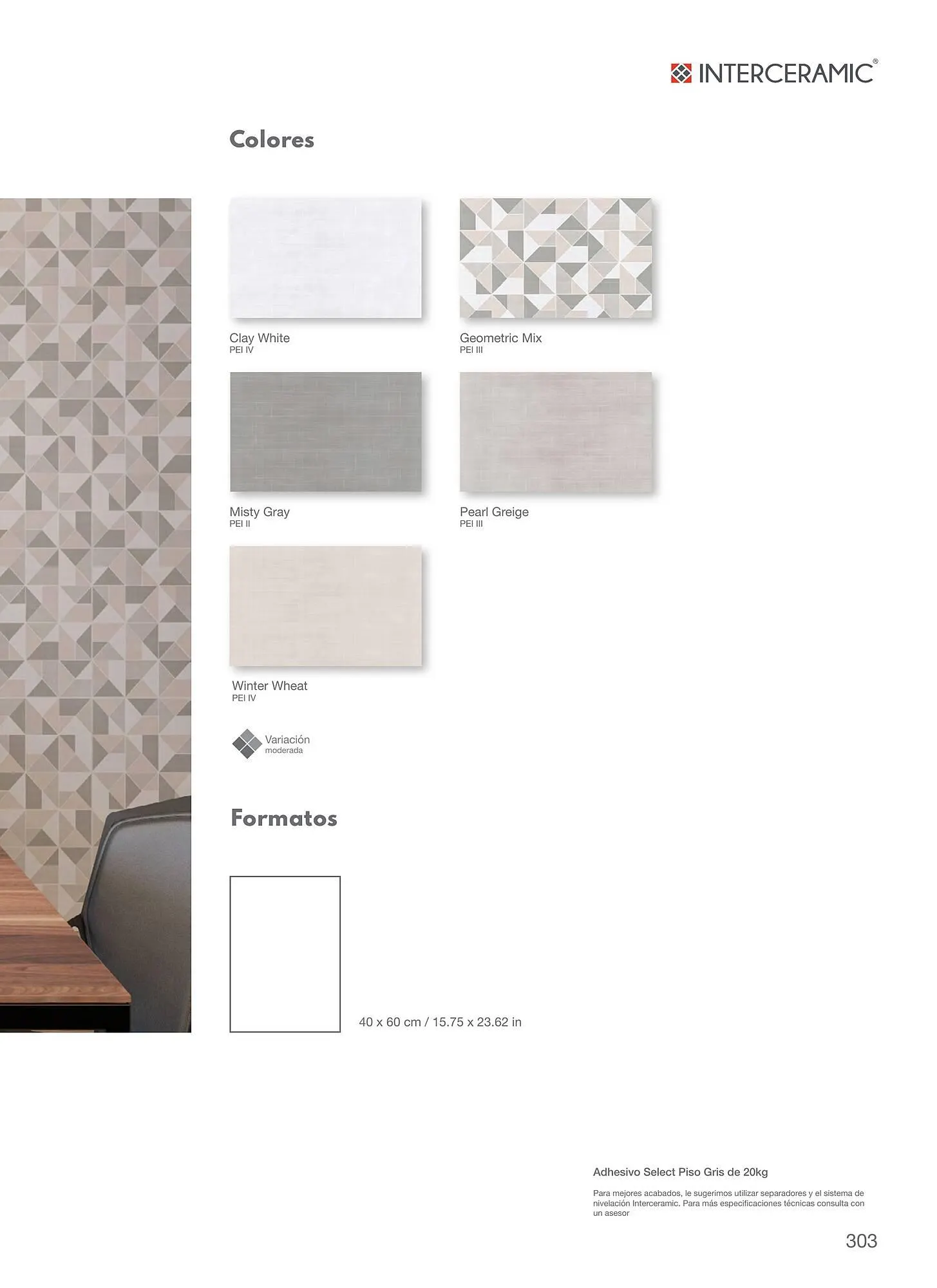 Catálogo de Catálogo Interceramic 12 de marzo al 31 de diciembre 2024 - Pagina 303