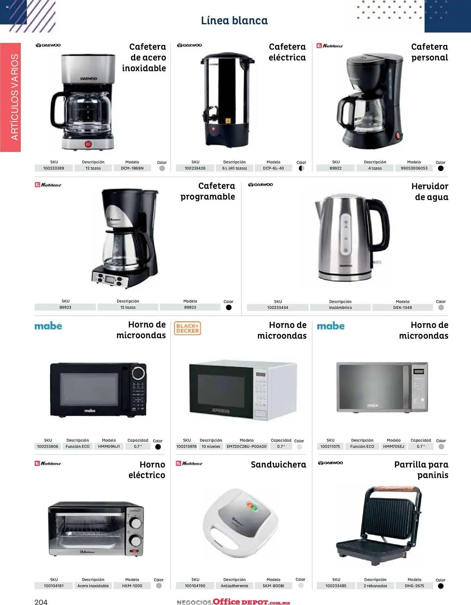 Catálogo de Catálogo Office Depot 12 de enero al 1 de enero 2027 - Pagina 206