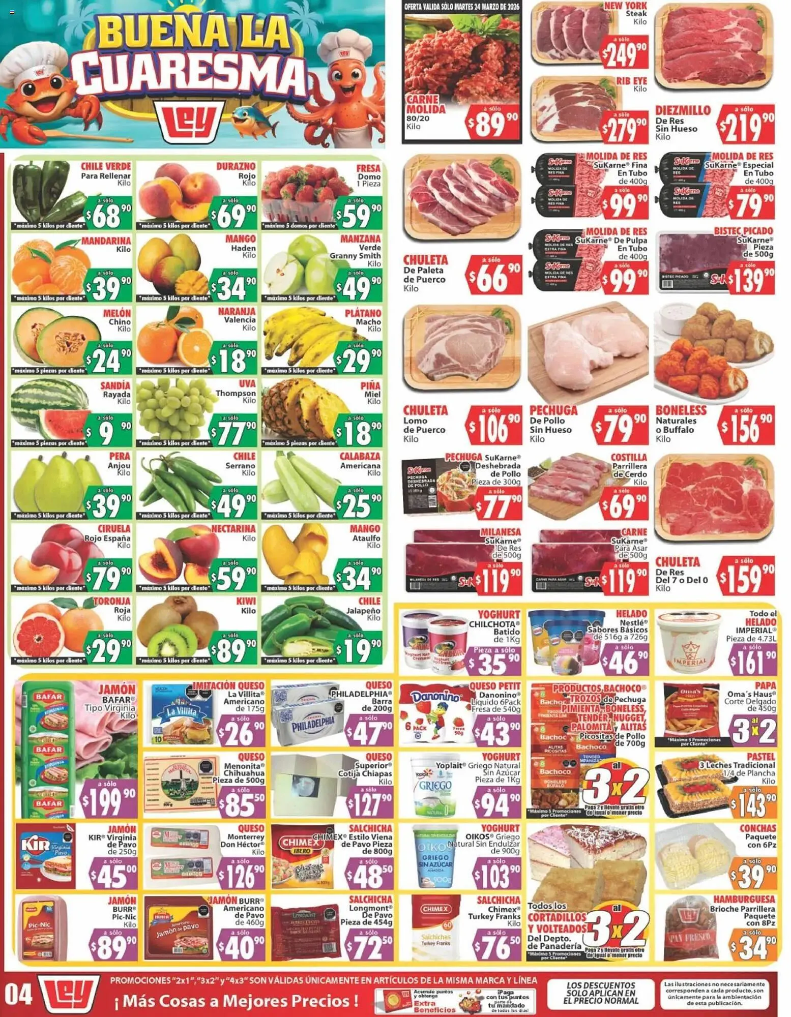 Catálogo de Folleto Casa Ley 24 de marzo al 25 de marzo 2026 - Pagina 1