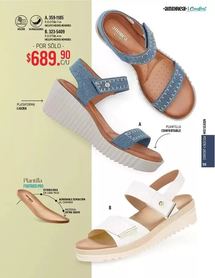 Catálogo de ANDREA - CALZADO CONFORT 26 de agosto al 25 de enero 2025 - Pagina 52