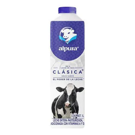 Leche Fresca Alpura Entera 1 Lt