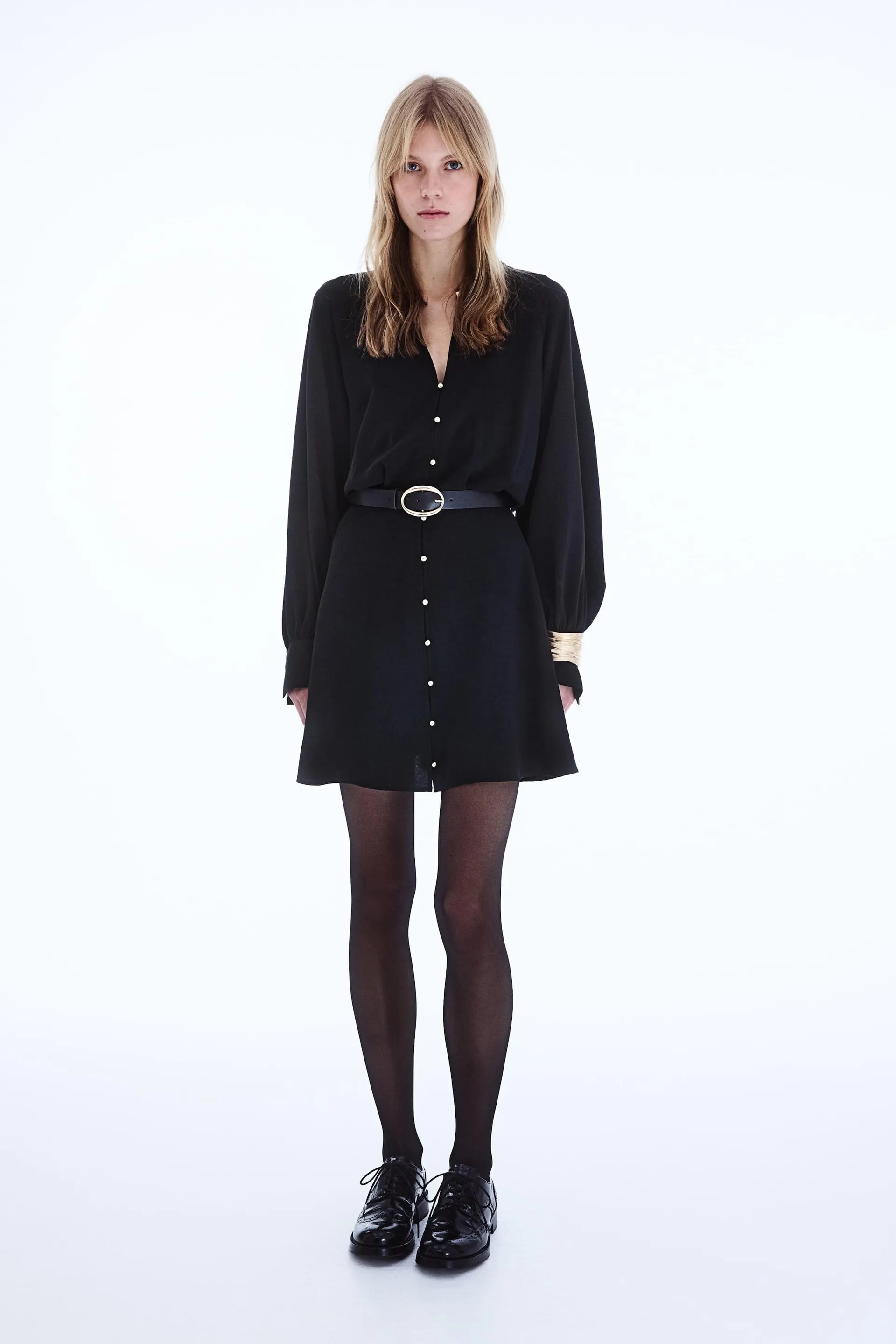 Vestido de manga larga