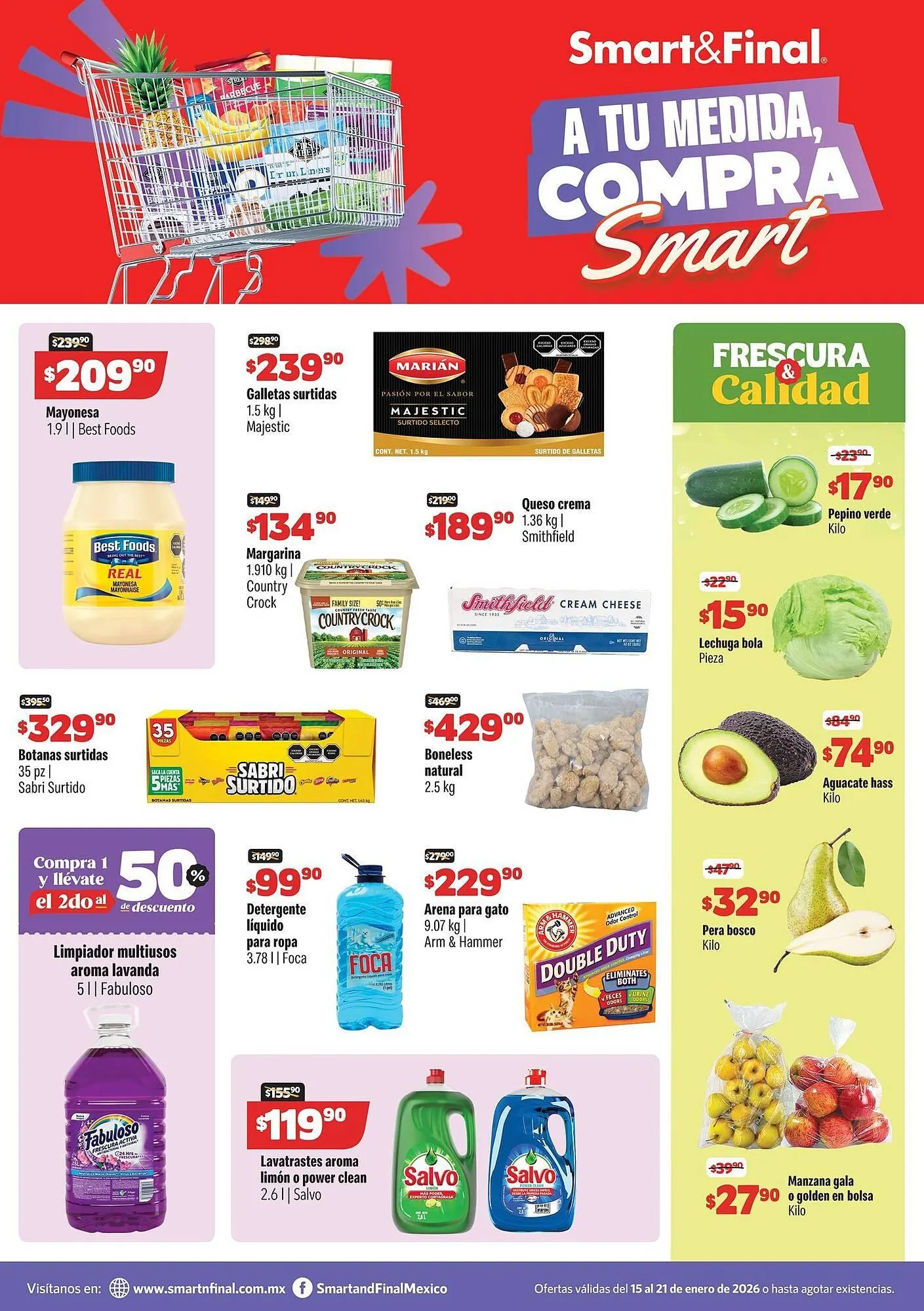 Catálogo de Catálogo Smart & Final 15 de enero al 21 de enero 2026 - Pagina 1
