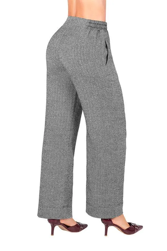 PANTALÓN MULTICOLOR DE TEJIDO ESPIGA 99569