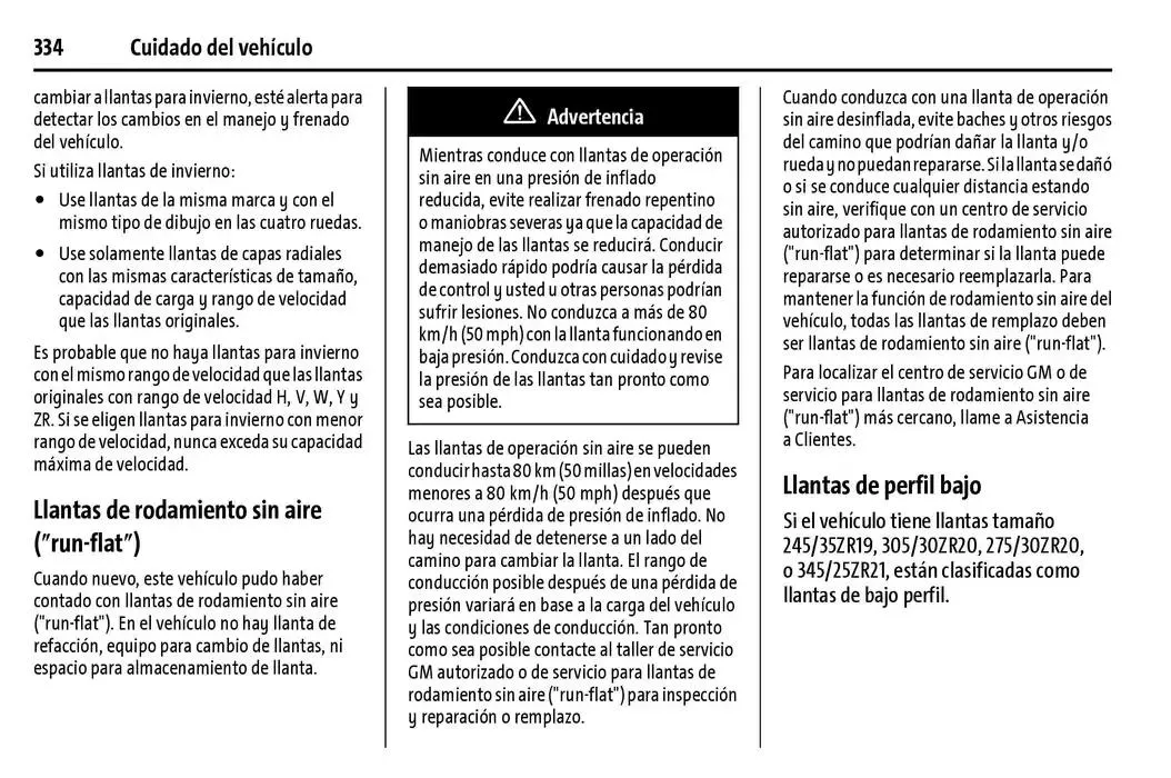 Catálogo de Chevrolet Corvette Stingray Manual del propietario 22 de enero al 31 de diciembre 2025 - Pagina 335