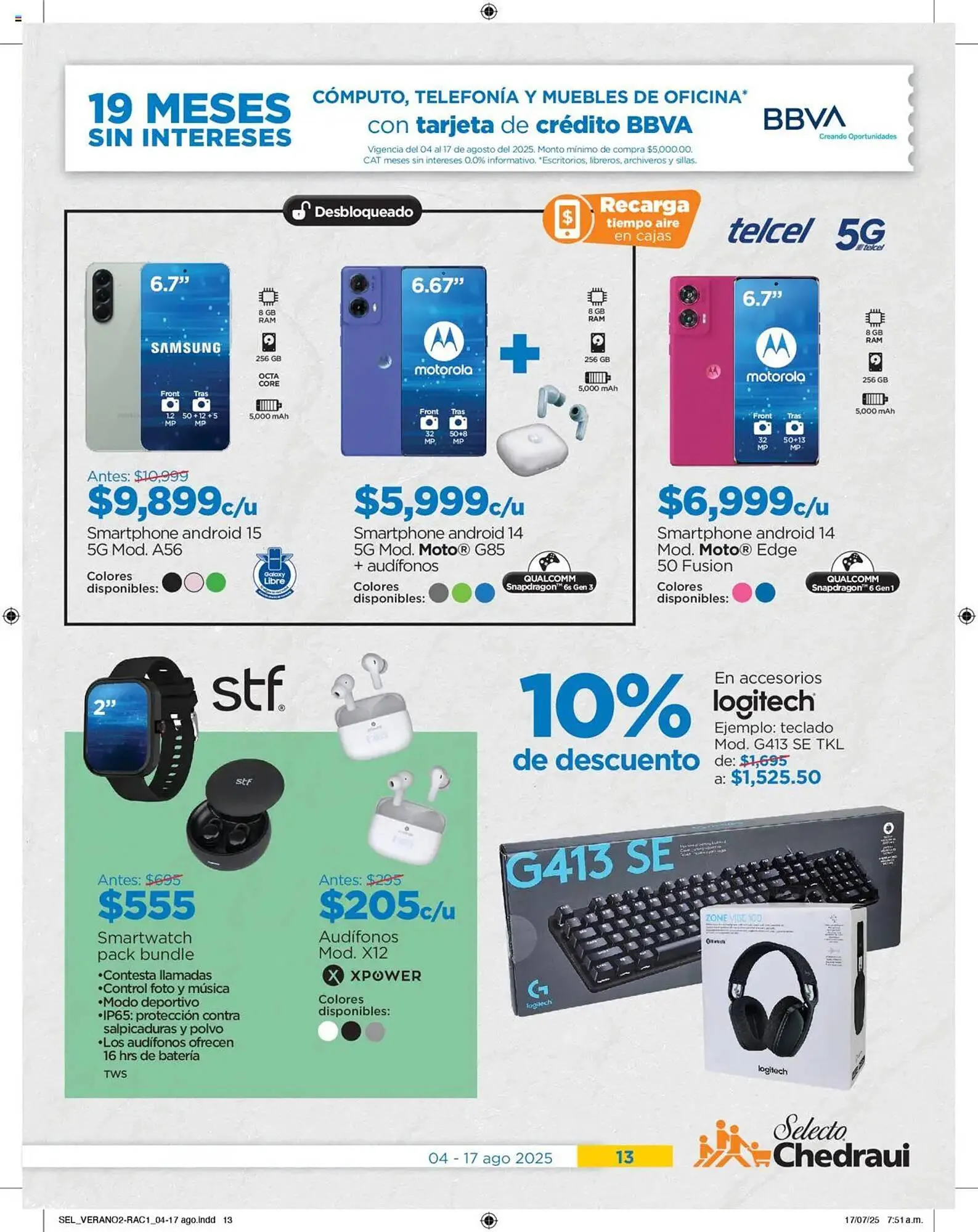 Catálogo de Catálogo Chedraui 4 de agosto al 18 de agosto 2025 - Pagina 13