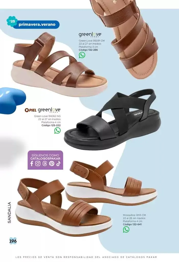 Catálogo de Pakar Sandalia 31 de enero al 31 de mayo 2025 - Pagina 196