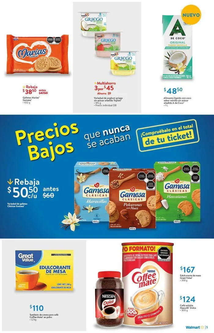 Catálogo de Walmart Súper - Precios Bajos 24 de mayo al 12 de junio 2024 - Pagina 5