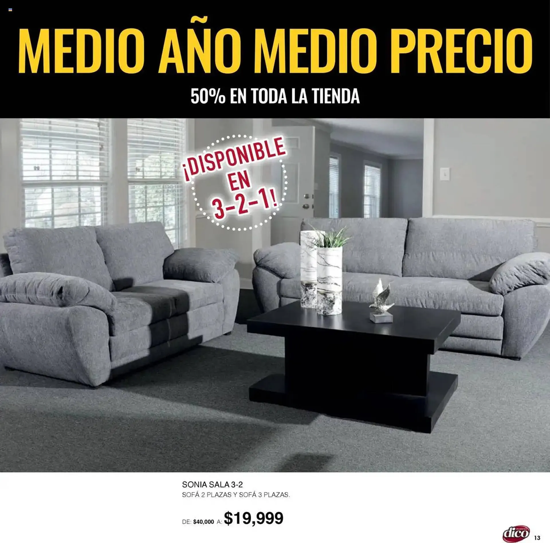 Catálogo de Catálogo Muebles Dico 1 de julio al 1 de agosto 2025 - Pagina 13