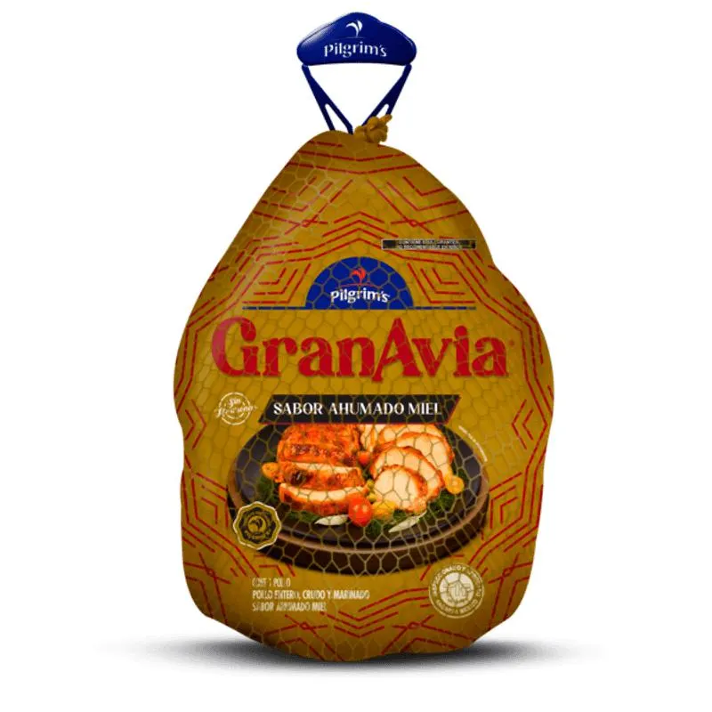 Pollo Entero Sabor Ahumado Miel 1 Kg