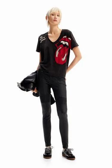 Camiseta strass The Rolling Stones