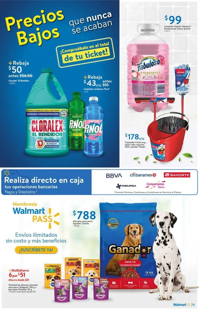 Catálogo de Walmart Súper - Precios Bajos 24 de mayo al 12 de junio 2024 - Pagina 13
