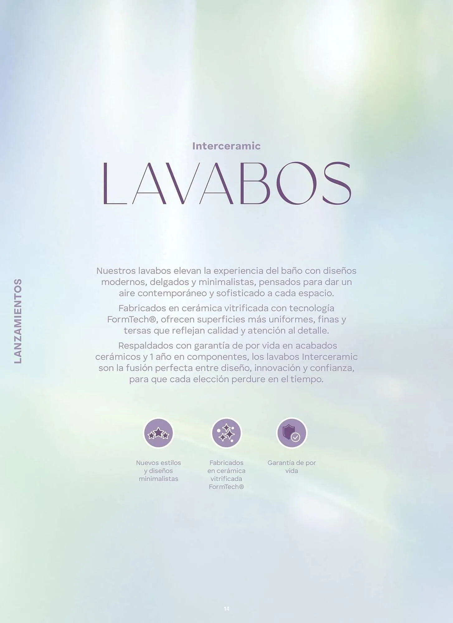 Catálogo de Catálogo Interceramic 3 de octubre al 3 de octubre 2026 - Pagina 14