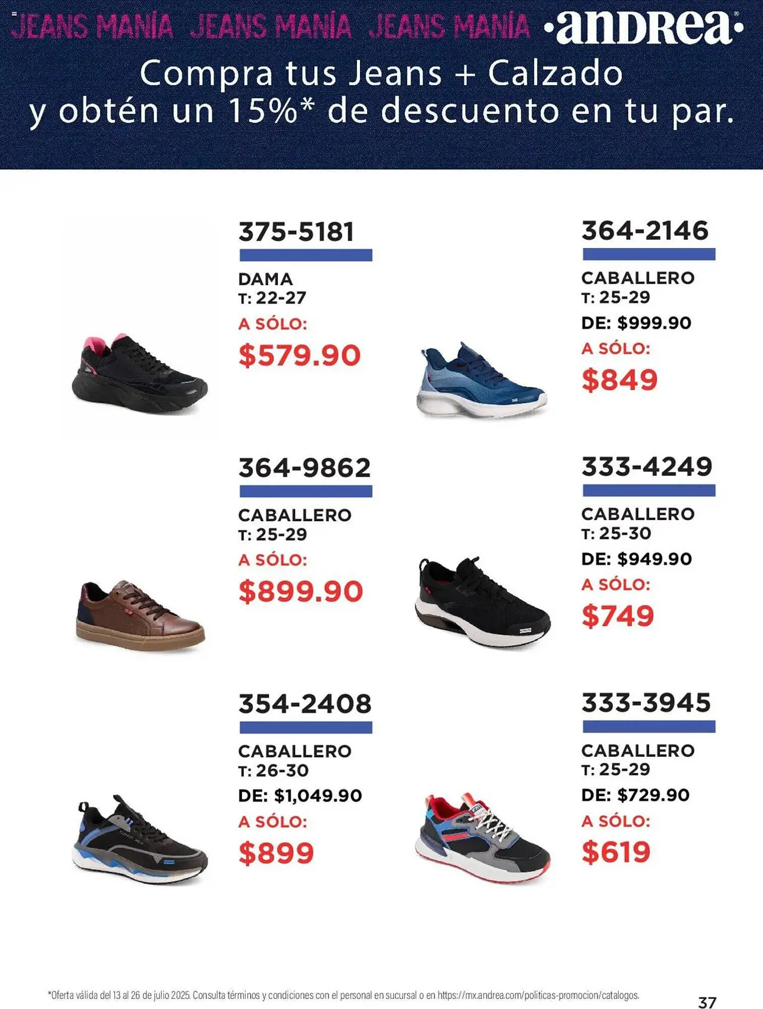 Catálogo de Catálogo Andrea 13 de julio al 27 de julio 2025 - Pagina 37