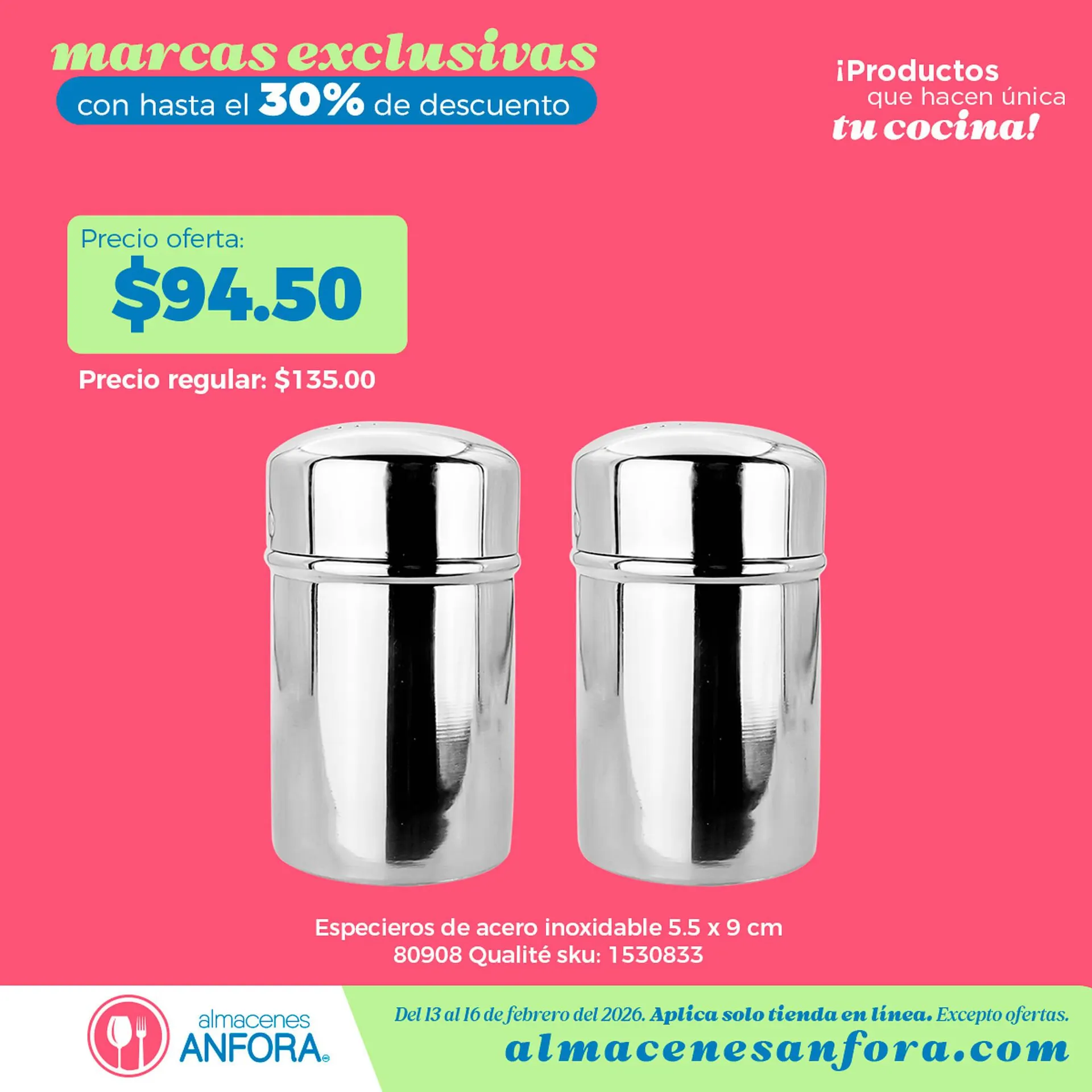 Catálogo de Catálogo Almacenes Anfora 16 de febrero al 20 de febrero 2026 - Pagina 1