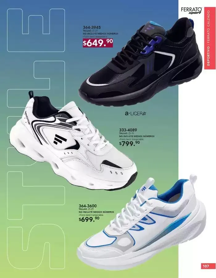 Catálogo de ANDREA | CALZADO CABALLERO 26 de enero al 24 de mayo 2025 - Pagina 107