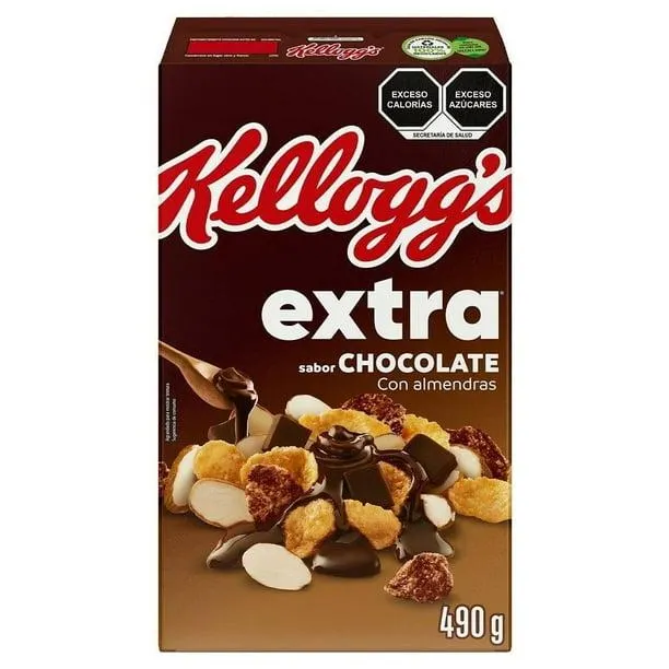Cereal Kellogg's Extra Sabor a Chocolate con Almendras 490 g