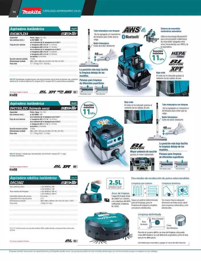 Catálogo de Catálogo de Aspiradoras 8 de enero al 31 de diciembre 2025 - Pagina 14