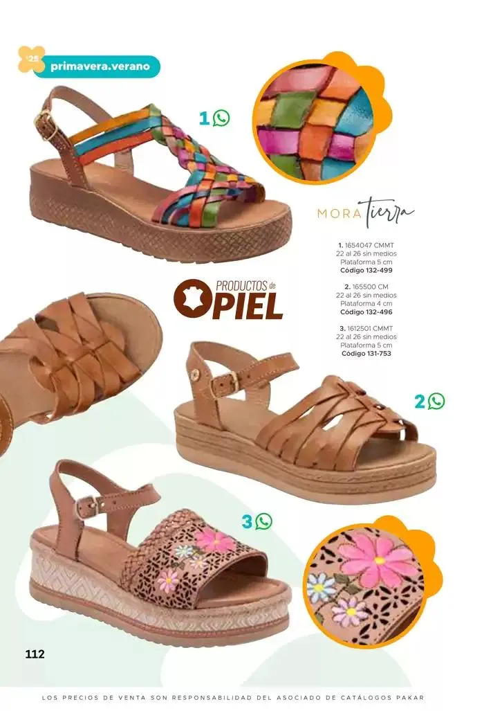 Catálogo de Pakar Sandalia 31 de enero al 31 de mayo 2025 - Pagina 112