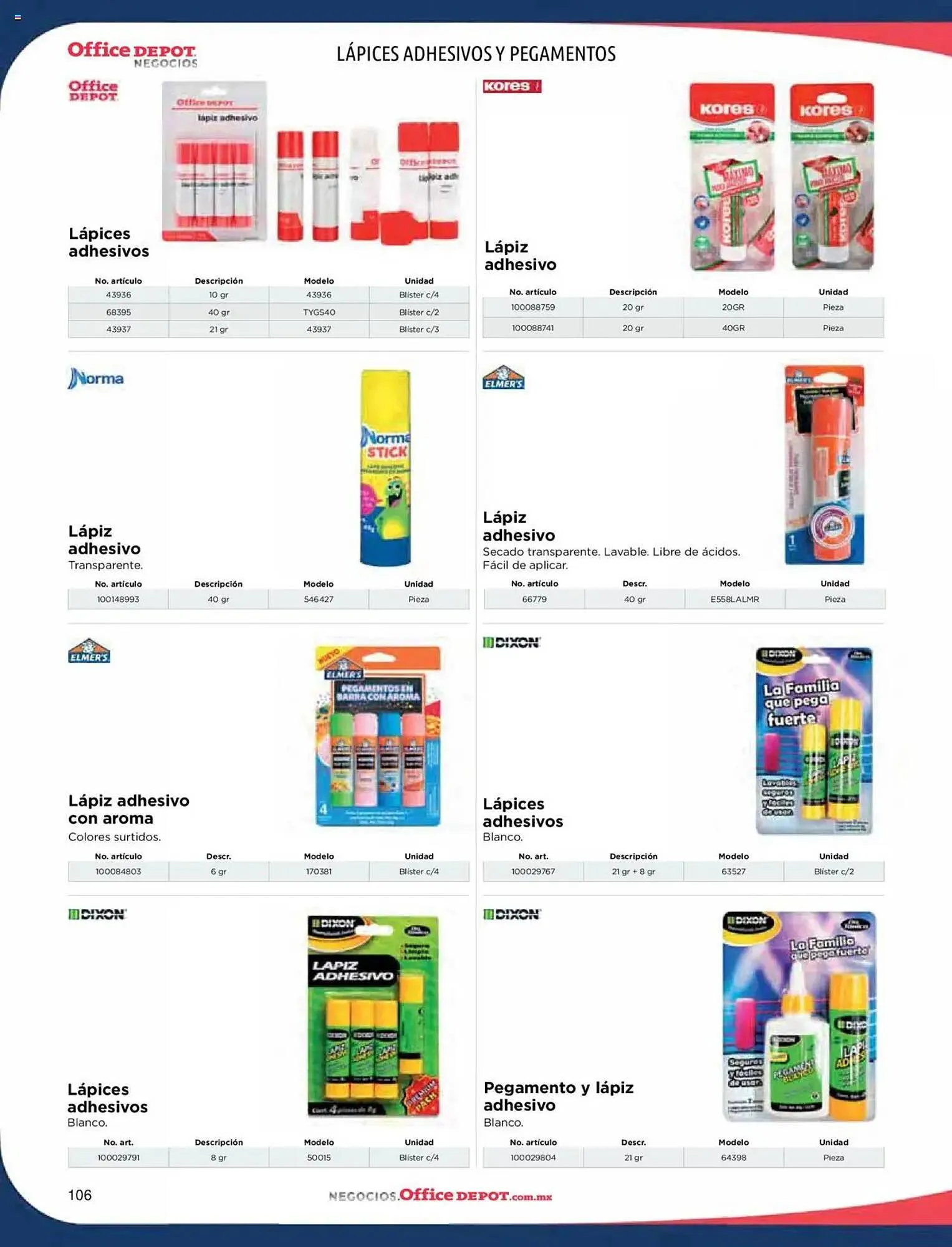 Catálogo de Catálogo Office Depot 9 de enero al 31 de diciembre 2025 - Pagina 108