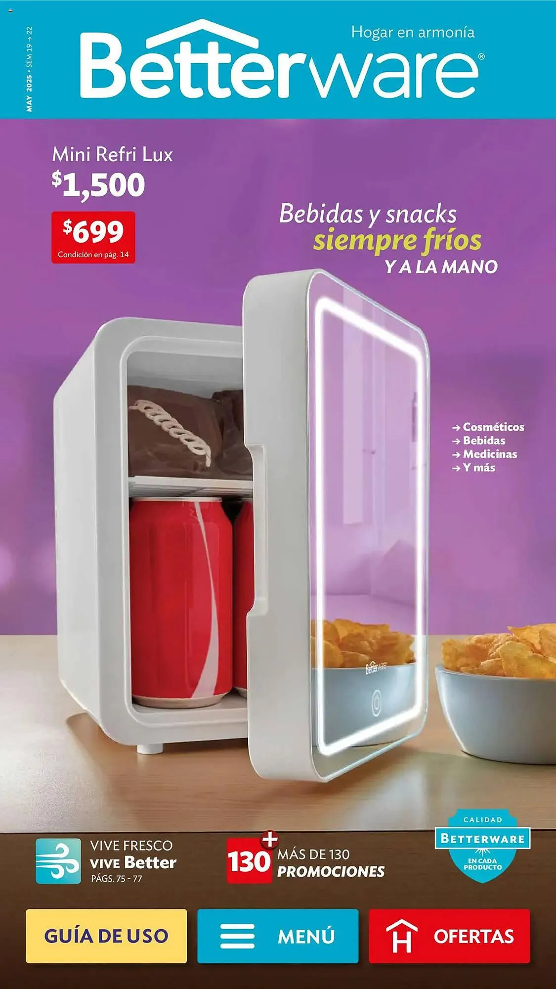 Catálogo de Catálogo BetterWare 5 de mayo al 30 de mayo 2025 - Pagina 1