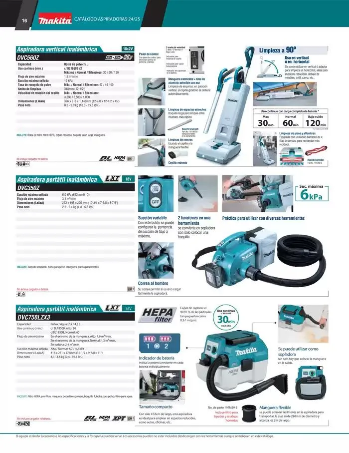 Catálogo de Catálogo de Aspiradoras 8 de enero al 31 de diciembre 2025 - Pagina 16
