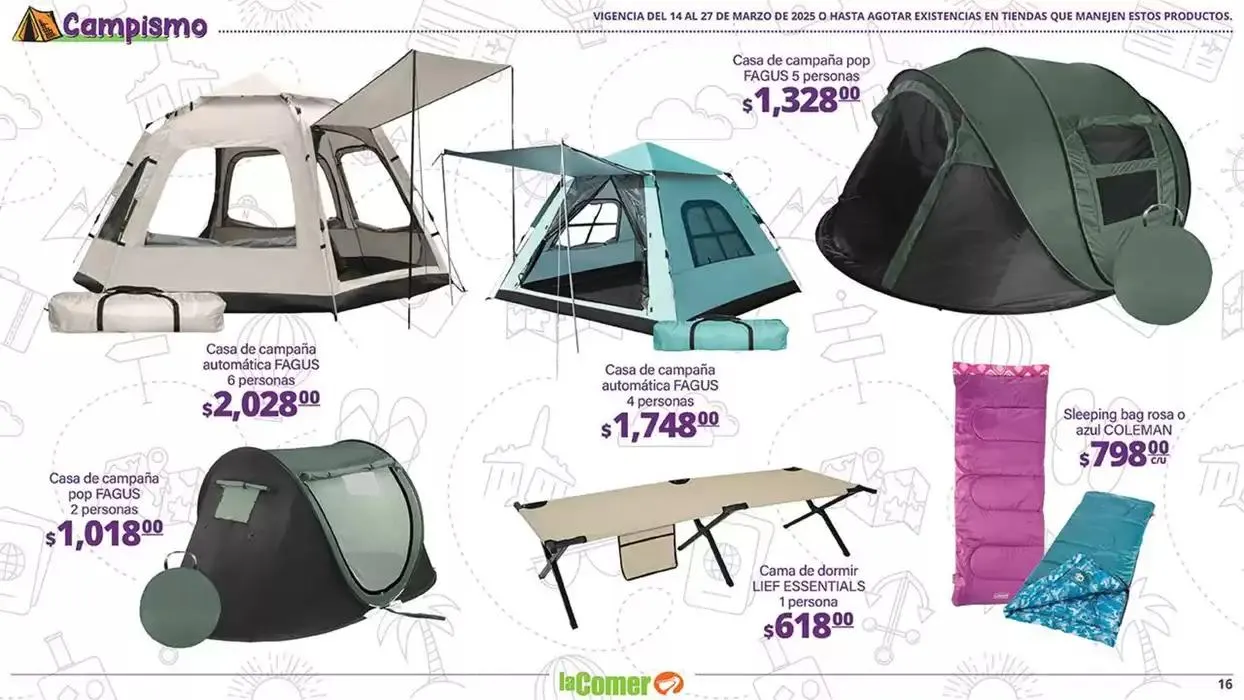 Catálogo de La Comer - Vacaciones 14 de marzo al 27 de marzo 2025 - Pagina 16